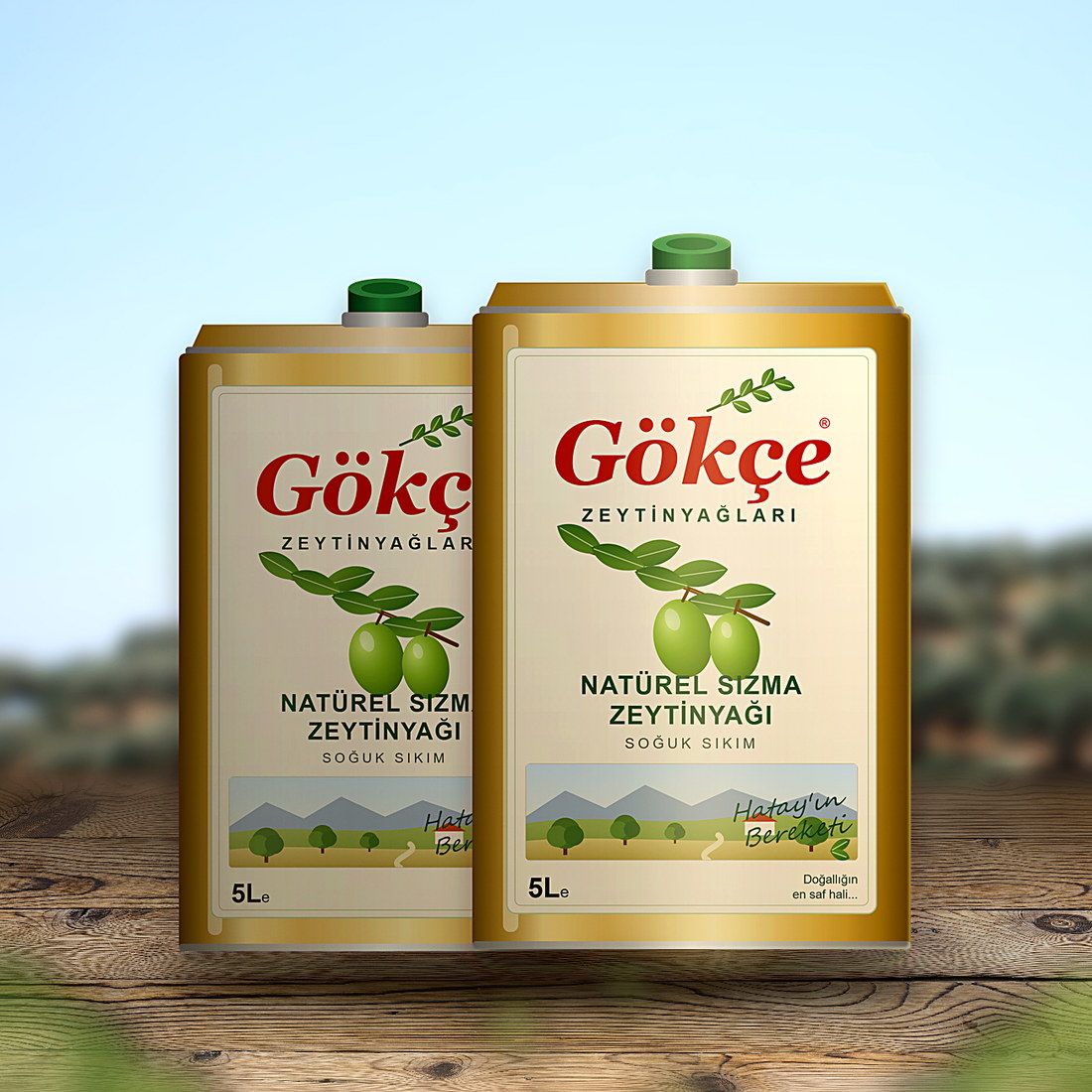 Natürel Sızma Zeytinyağı 2'li Paket (5 LT x 2)